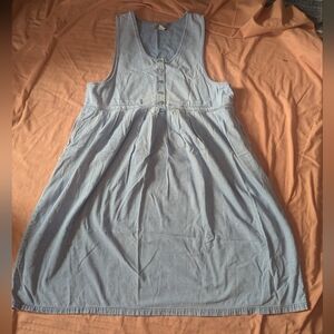 90s Denim Jumper Dress